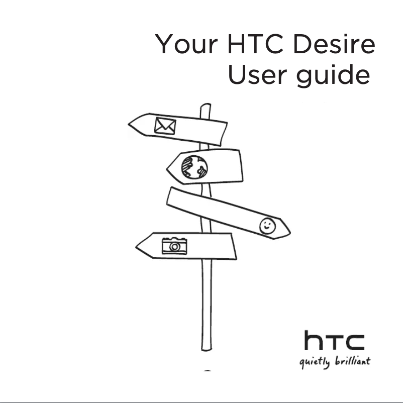 Imagen de la primera página del manual del dispositivo desire