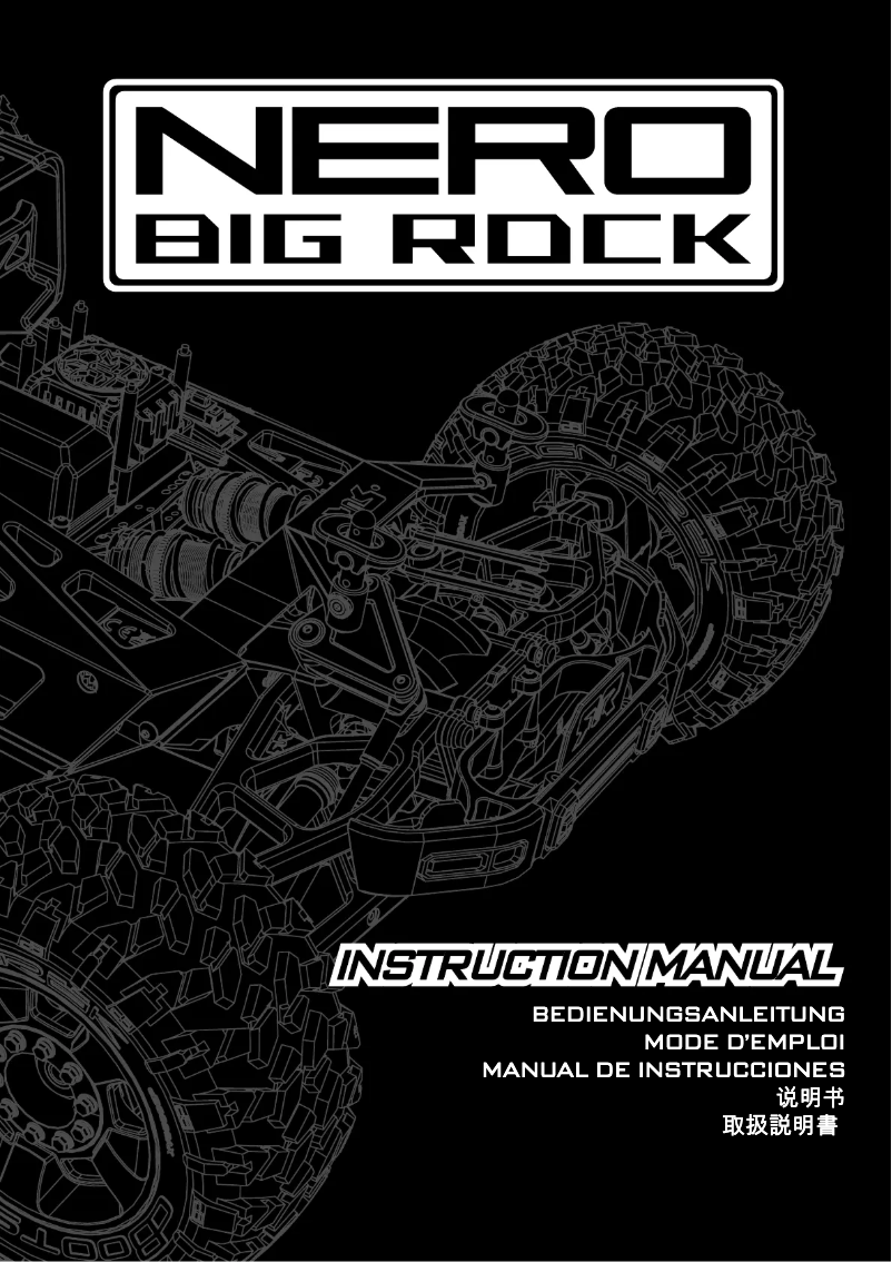 Page n°1 - Manuel utilisateur ARRMA NERO BIG ROCK 6S BLX