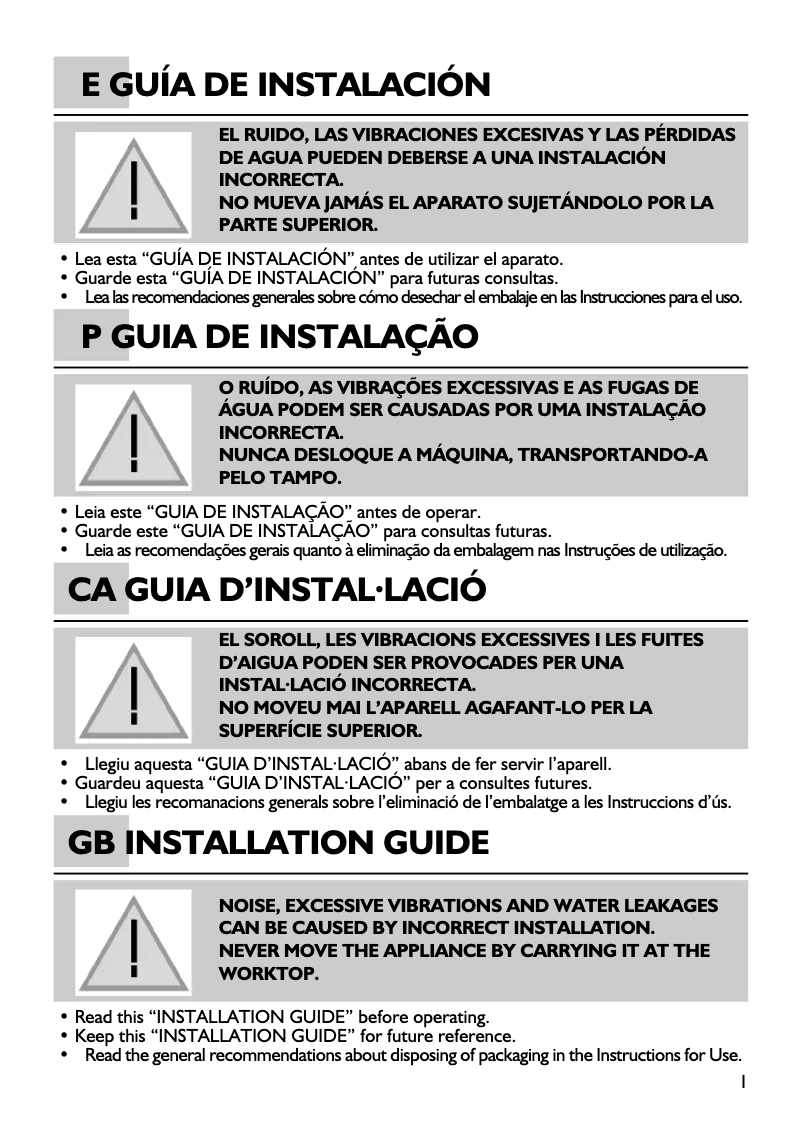 Imagen de la primera página del manual del dispositivo AWP 7100 SL