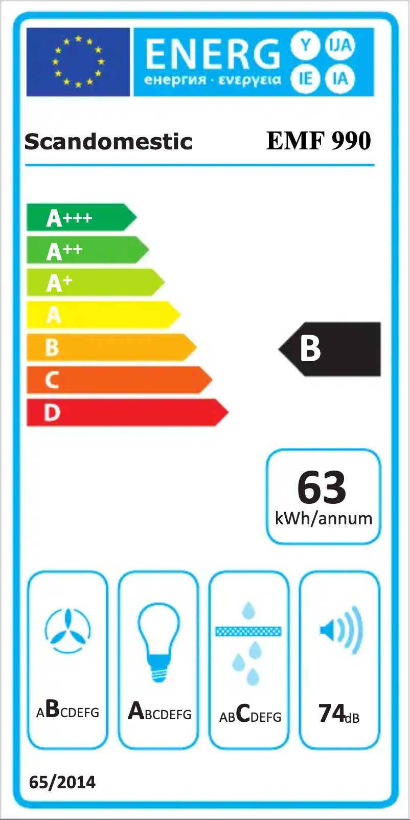 Image de la première page du manuel de l'appareil EMF 990