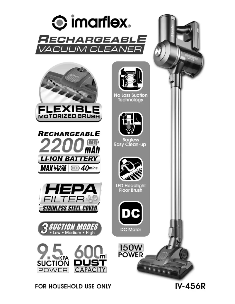 Page n°1 - Manuel utilisateur Imarflex IV-456R