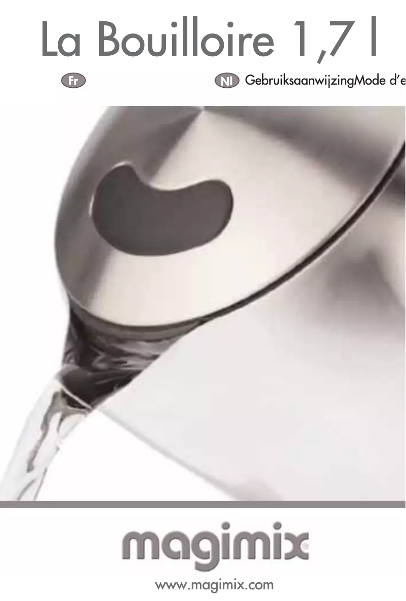 Page n°1 - Manuel utilisateur Magimix La Bouilloire 1.7L