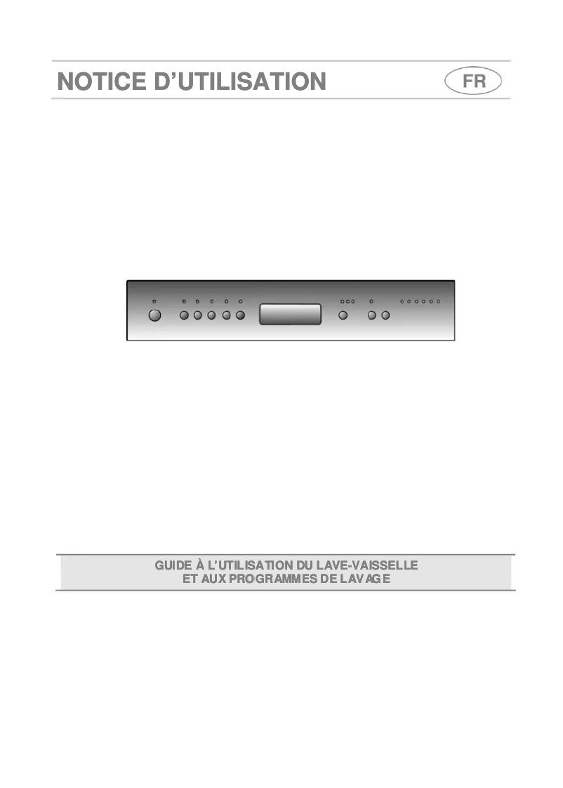 Page n°1 - Manuel utilisateur Smeg LSP1449N