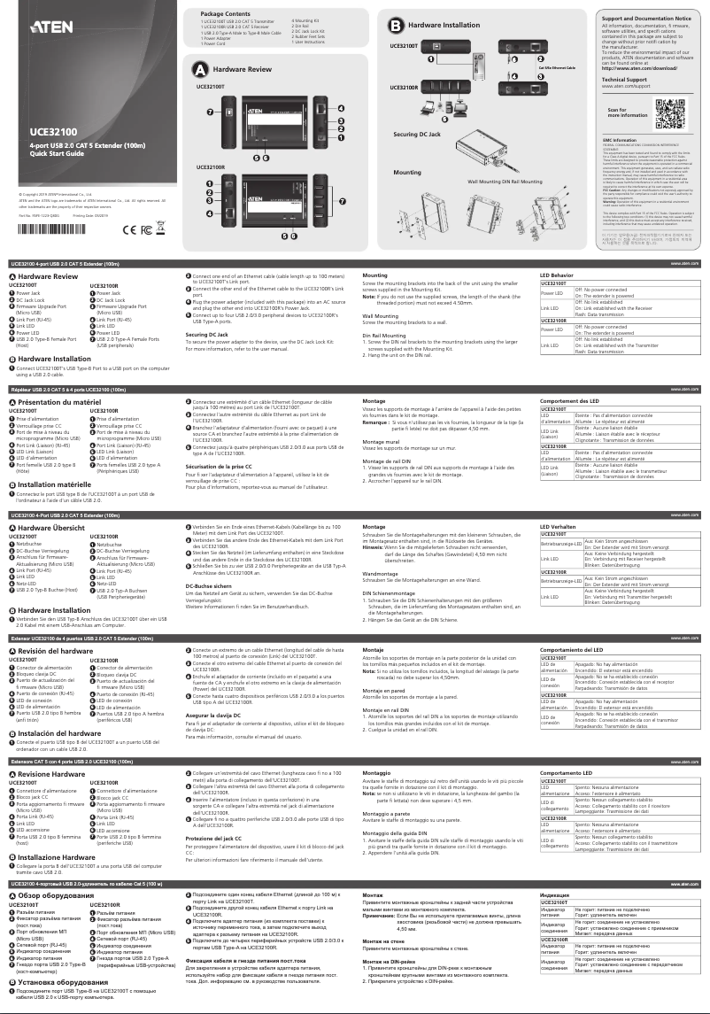 Image de la première page du manuel de l'appareil UCE32100