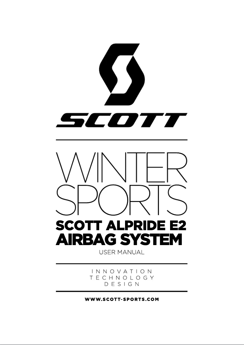 Page 1 de la notice Manuel utilisateur Scott Patrol E2 30 Backpack Kit