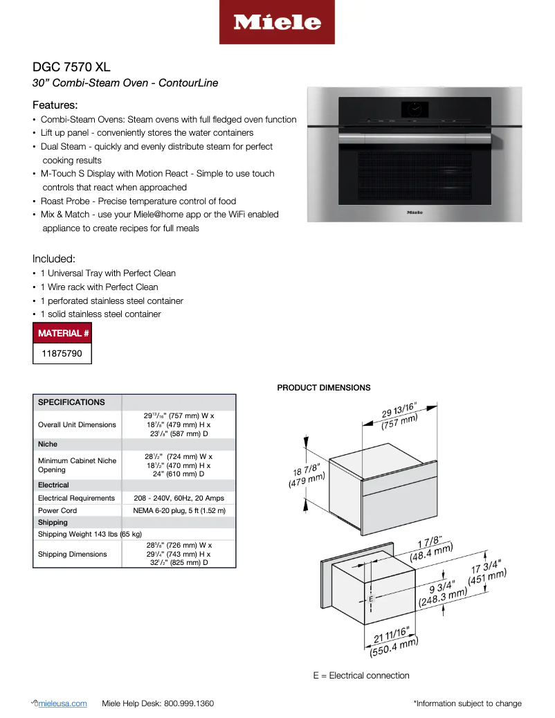Image de la première page du manuel de l'appareil DGC 7570 XL