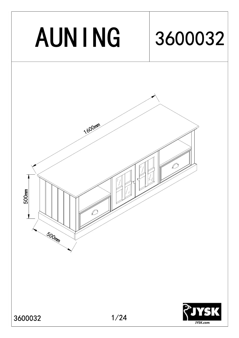 Image de la première page du manuel de l'appareil Auning