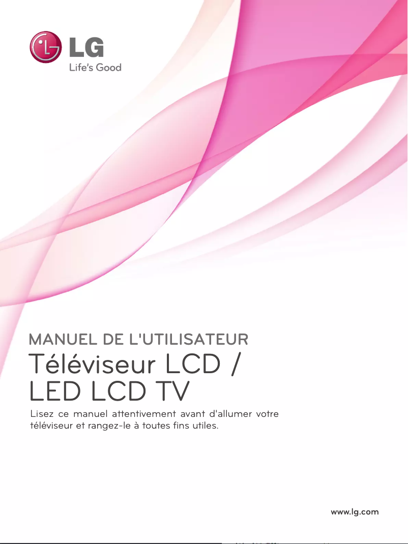 Image de la première page du manuel de l'appareil 47LE4600