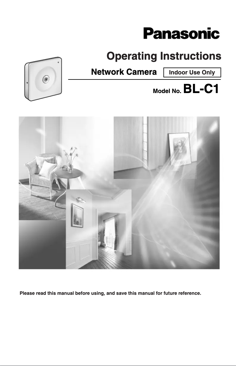 Page 1 de la notice Manuel utilisateur Panasonic BL-C1