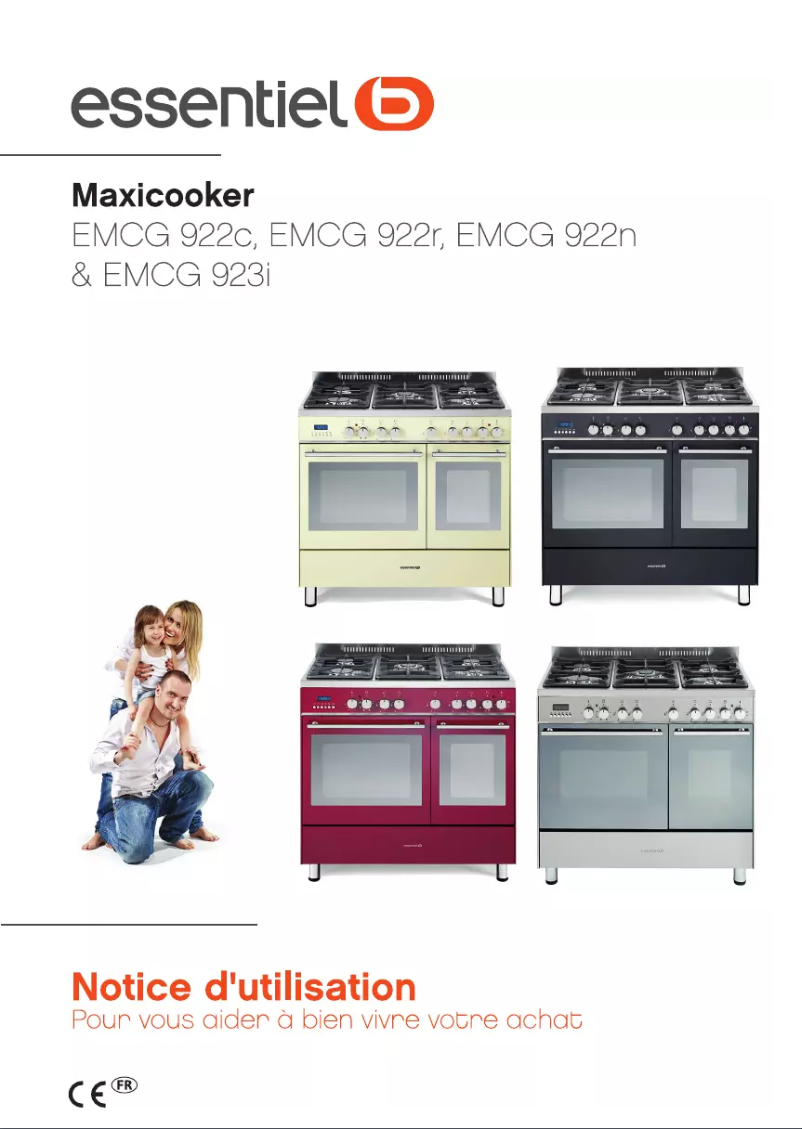 Page 1 de la notice Manuel utilisateur Essentiel B EMCG 922N