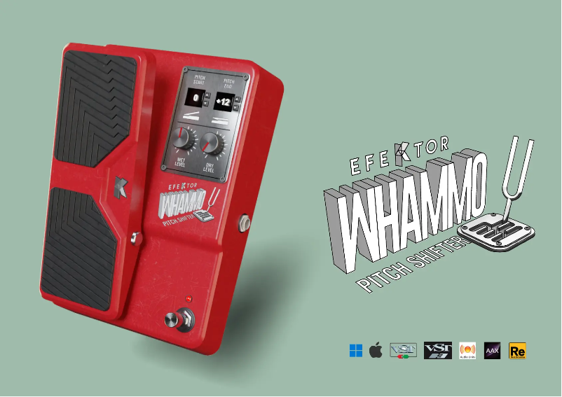 Page 1 of the manual User Manual Kuassa Efektor Whammo