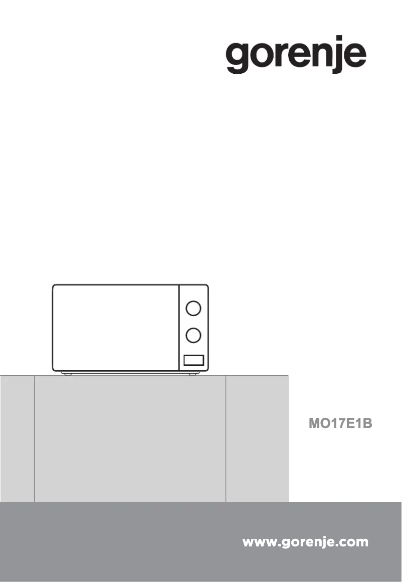 Image de la première page du manuel de l'appareil MO17E1B