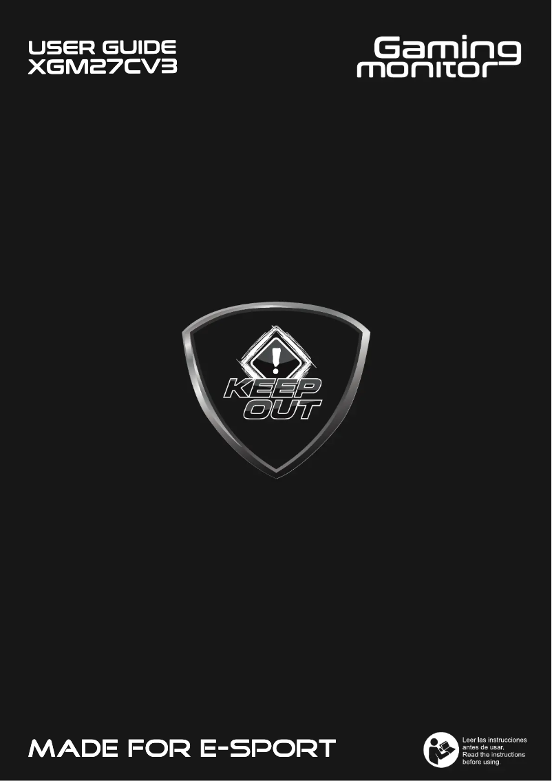 Image de la première page du manuel de l'appareil XGM27CV3