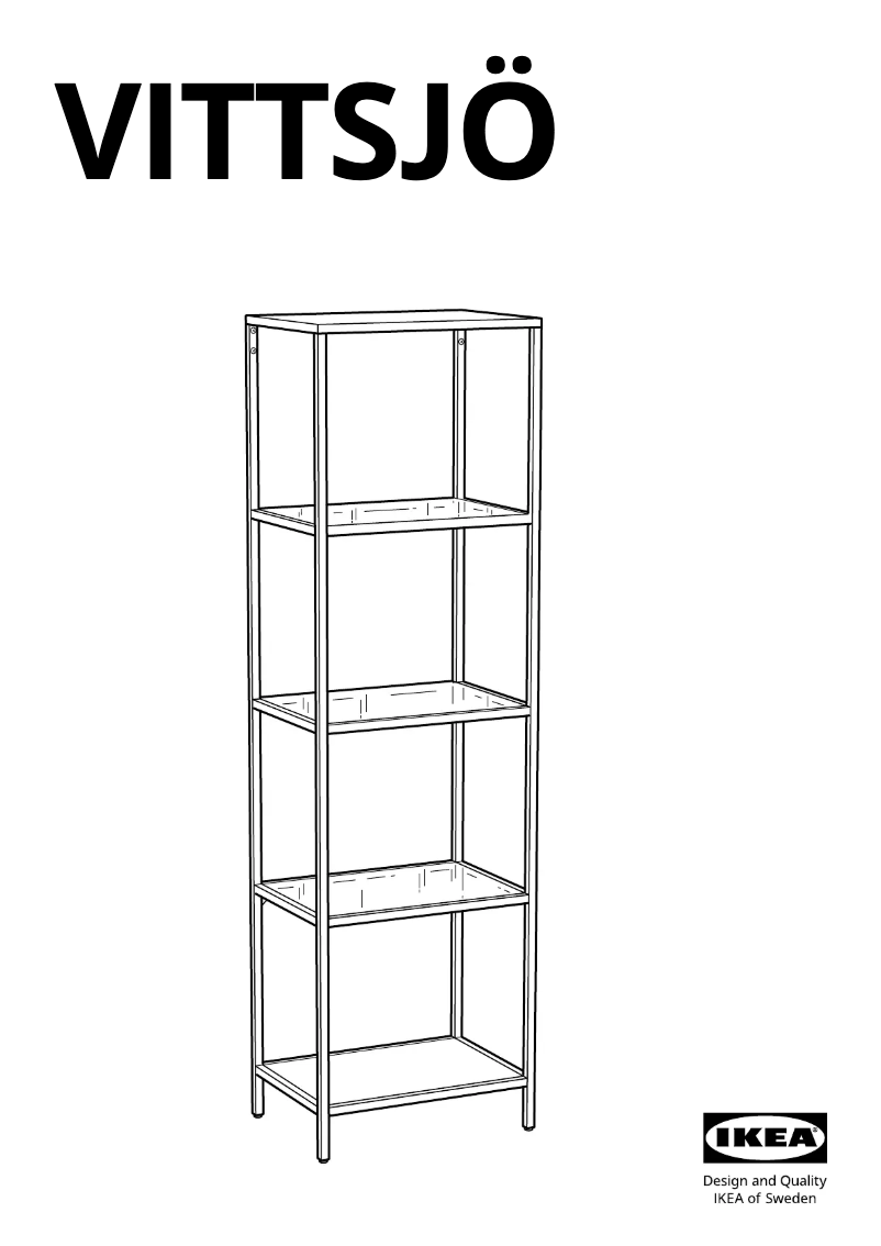 Imagen de la primera página del manual del dispositivo VITTSJÖ 302.146.79