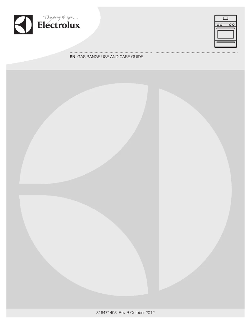 Page n°1 - Manuel utilisateur Electrolux EI30GF35JS