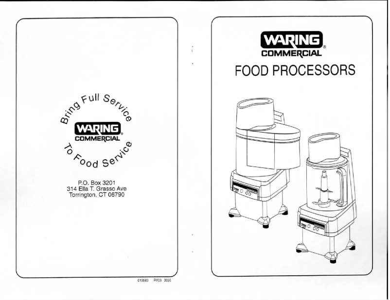 Image de la première page du manuel de l'appareil FP2200