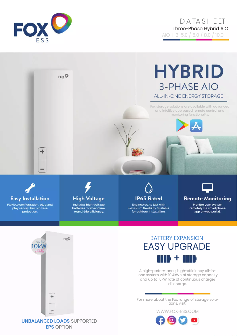 Image de la première page du manuel de l'appareil AIO-H3-6.0