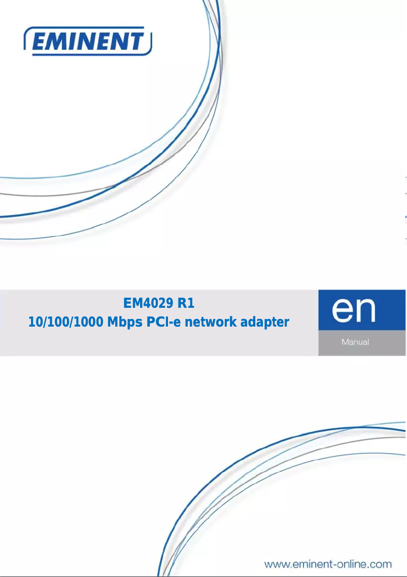 Page n°1 - Manuel utilisateur Eminent EM4029