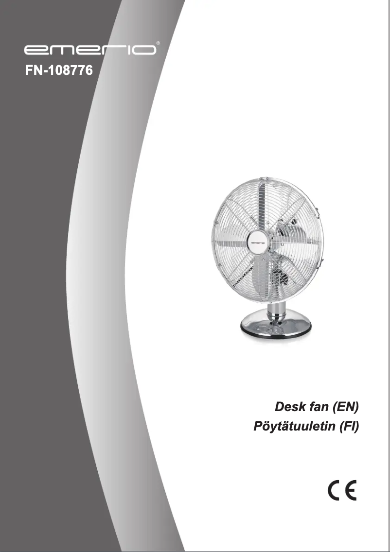 Page 1 de la notice Manuel utilisateur Emerio FN-108776