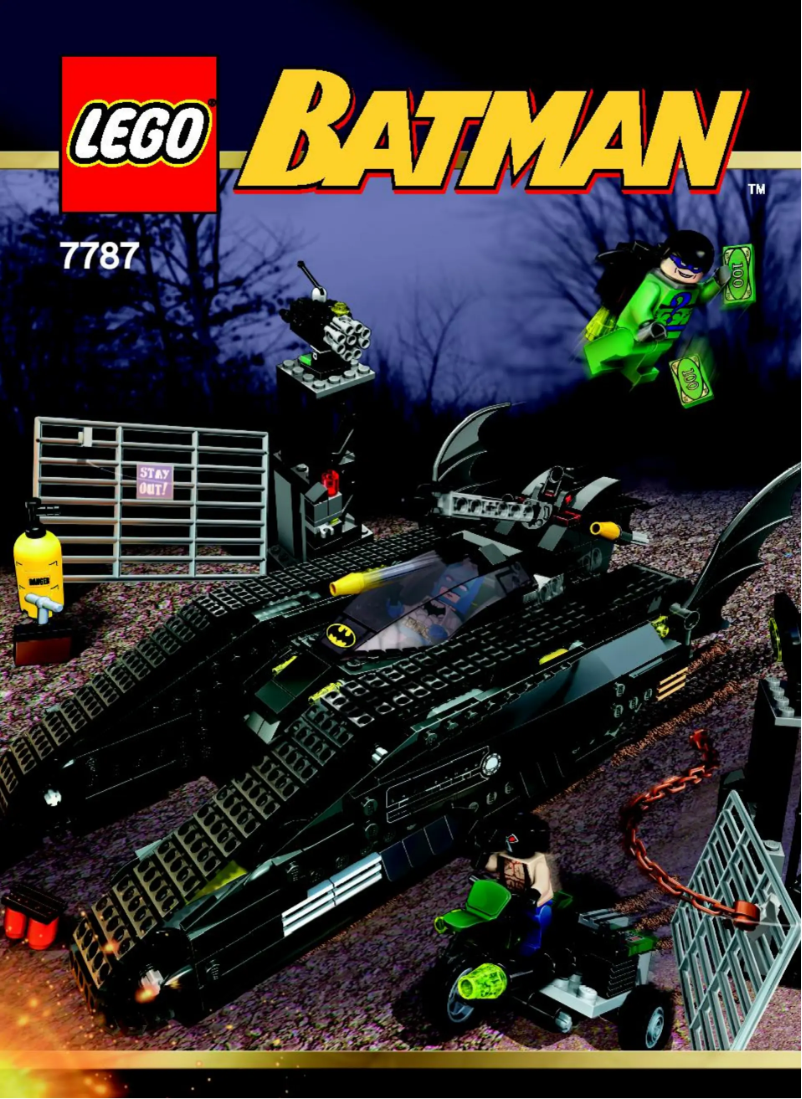 Page n°1 - Manuel utilisateur Lego Batman 7787