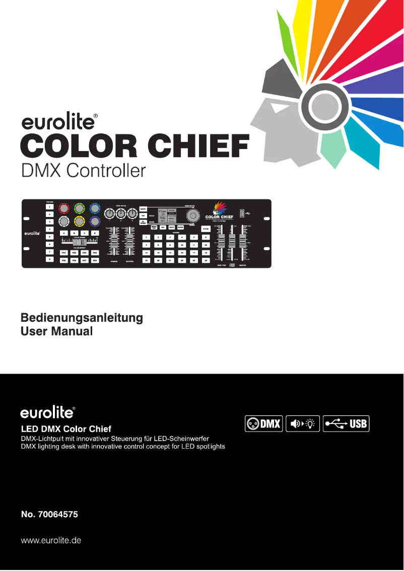 Page n°1 - Manuel utilisateur Eurolite Color Chief