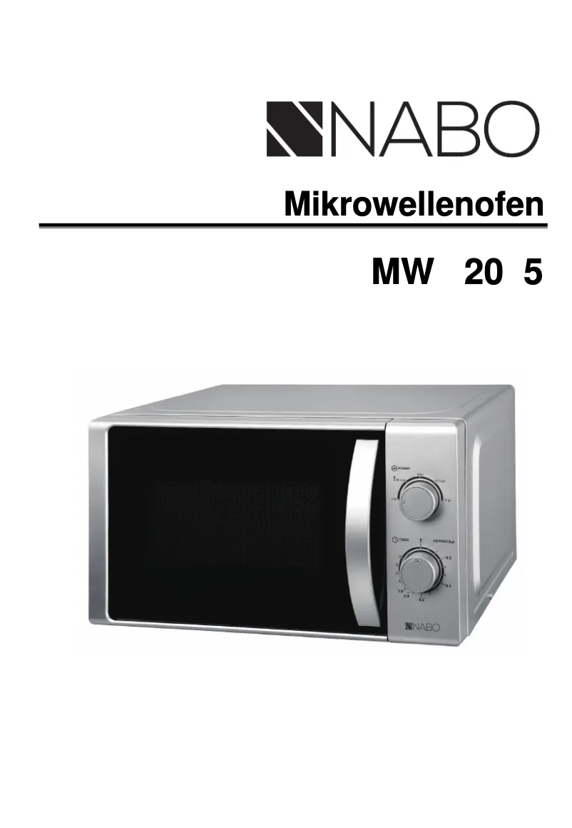 Page n°1 - Manuel utilisateur Nabo MWU 2015