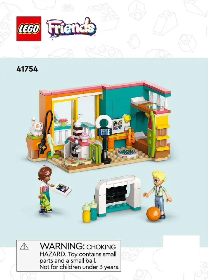 Page n°1 - Consignes visuelles Lego Friends 41754
