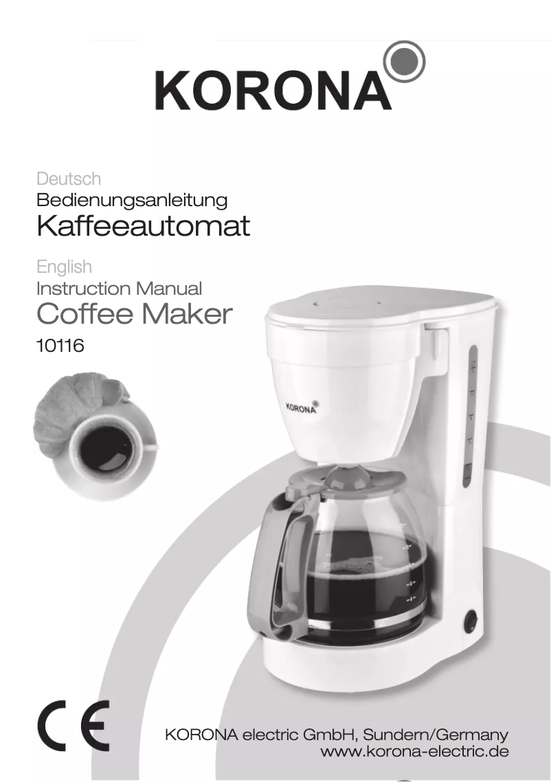 Image de la première page du manuel de l'appareil 10116