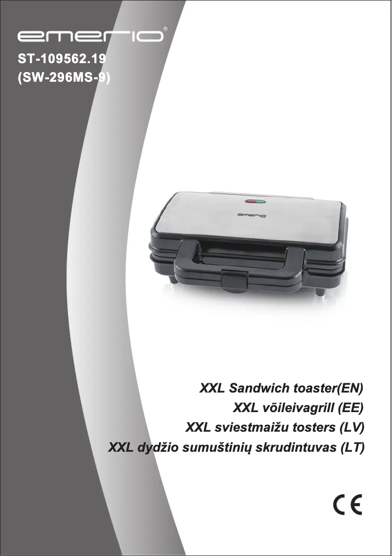 Page 1 de la notice Manuel utilisateur Emerio ST-109562.19