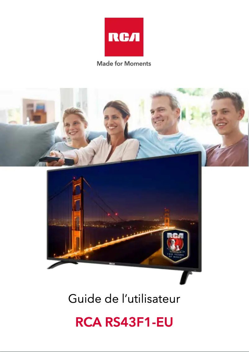 Page n°1 - Manuel utilisateur RCA RS32F3