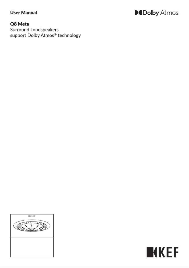 Página 1 del manual Manual de usuario KEF Q8