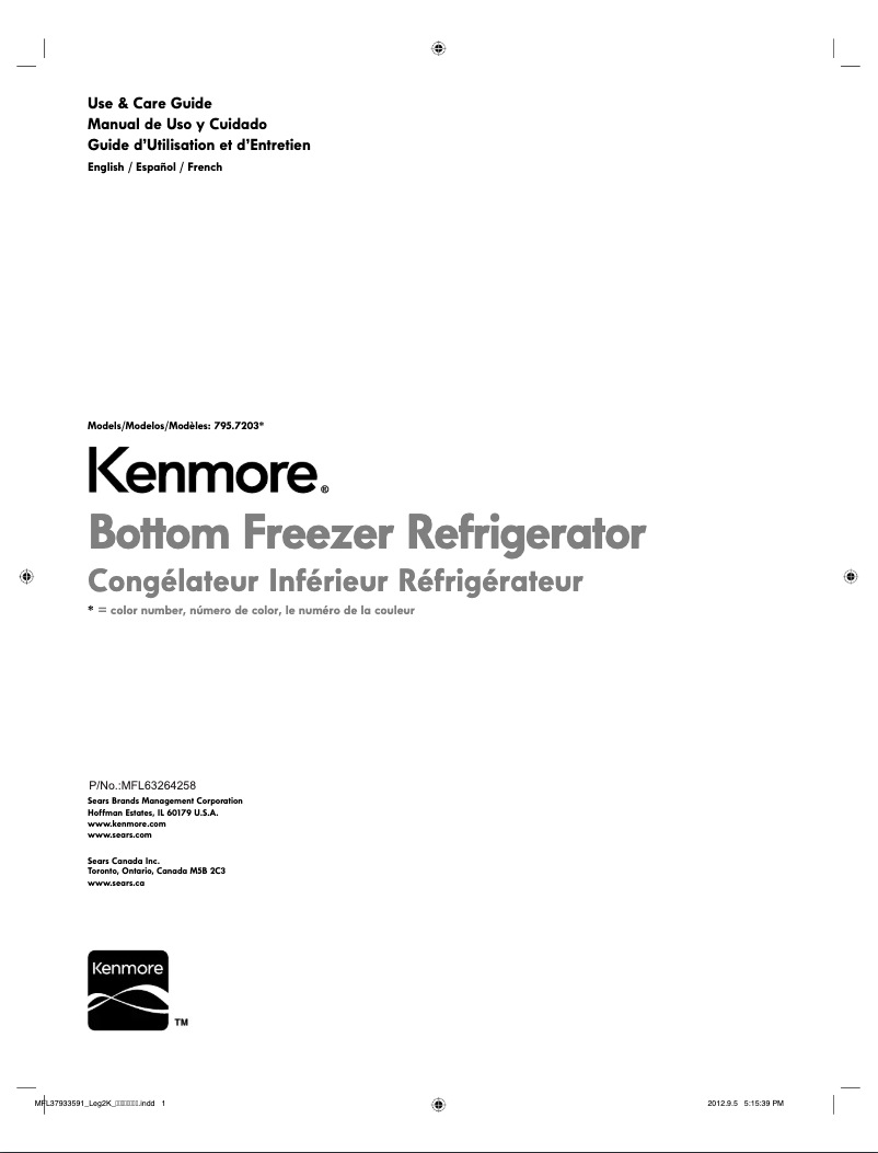 Página 1 del manual Manual de usuario LG 72039