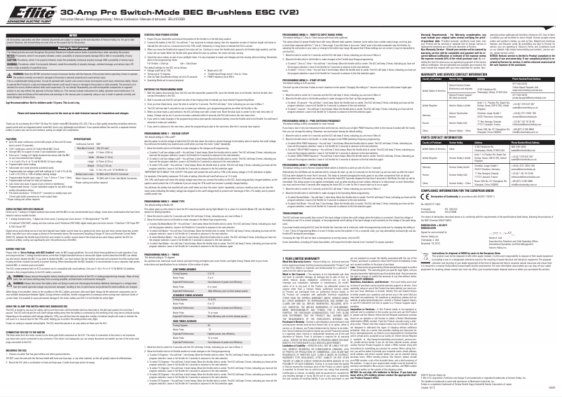 Image de la première page du manuel de l'appareil EFLA1030B