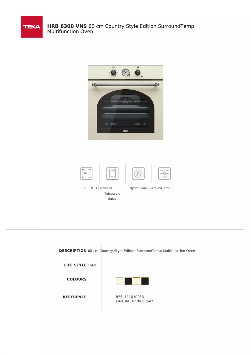 Image de la première page du manuel de l'appareil HRB 6300