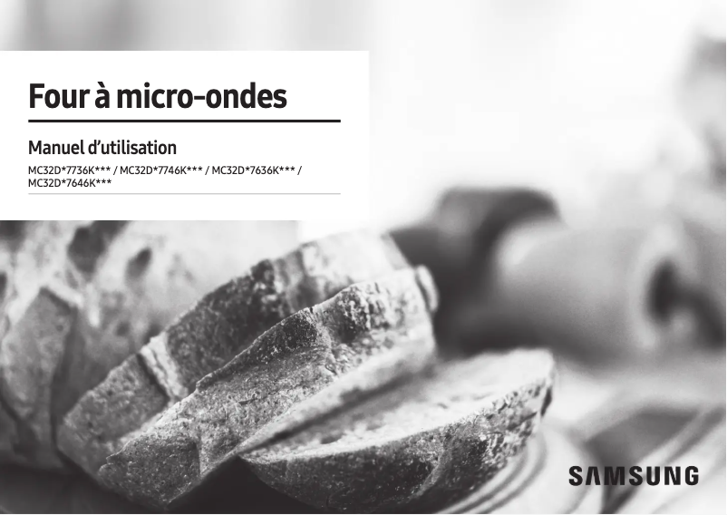 Page 1 de la notice Manuel utilisateur Samsung MC32DB7746KC