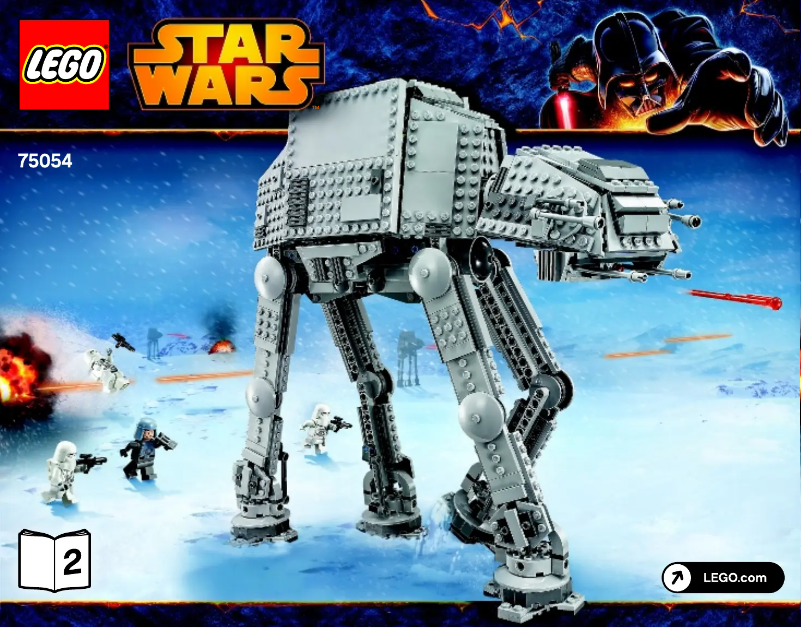 Page 1 de la notice Manuel utilisateur Lego Star Wars 75054