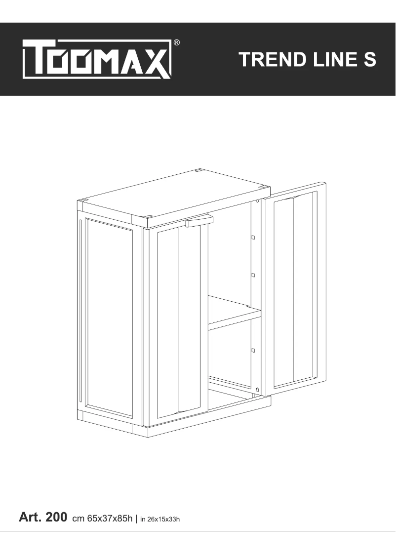 Image de la première page du manuel de l'appareil Trend Line S Art. 200