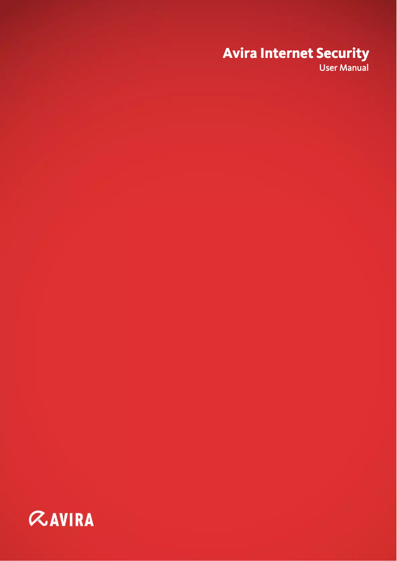 Página 1 del manual Manual de usuario Avira Internet Security