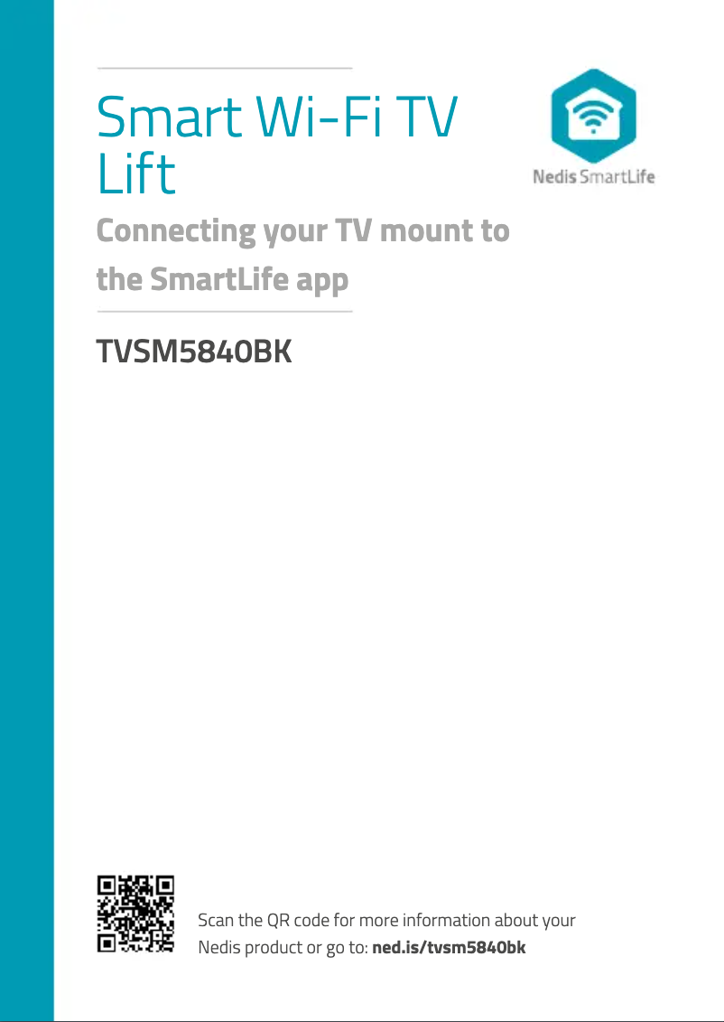 Page 1 de la notice Manuel utilisateur Nedis TVSM5840BK