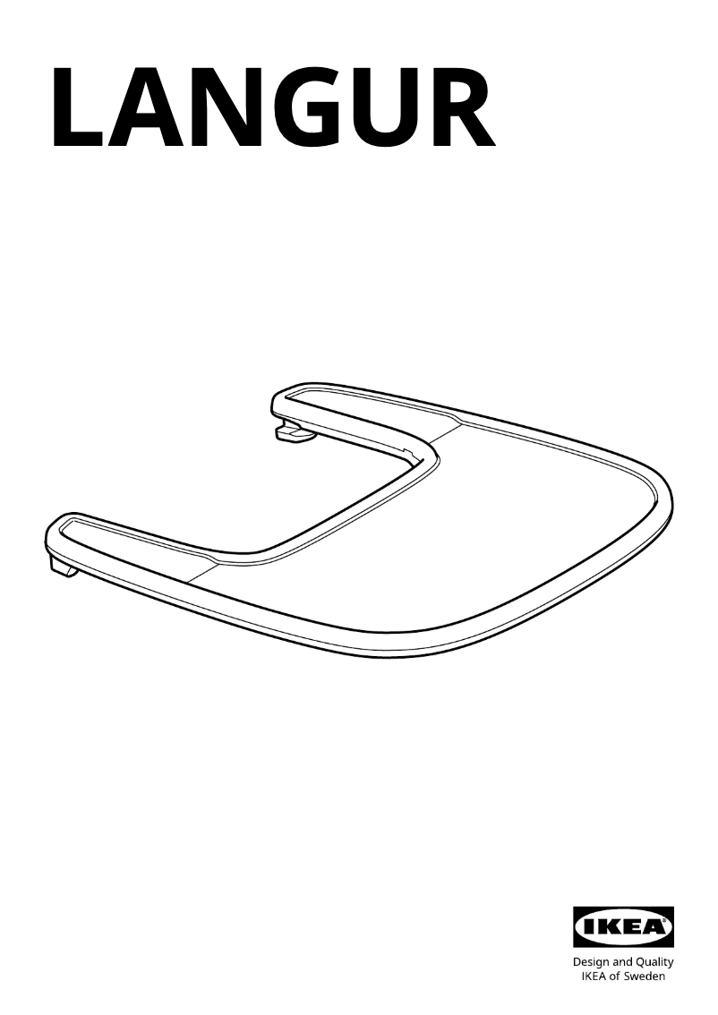 Image de la première page du manuel de l'appareil LANGUR 003.308.16