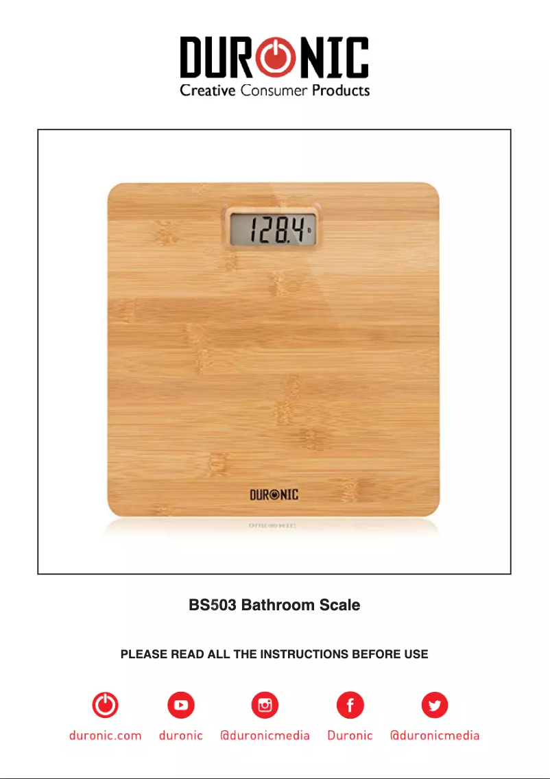 Image de la première page du manuel de l'appareil BS504