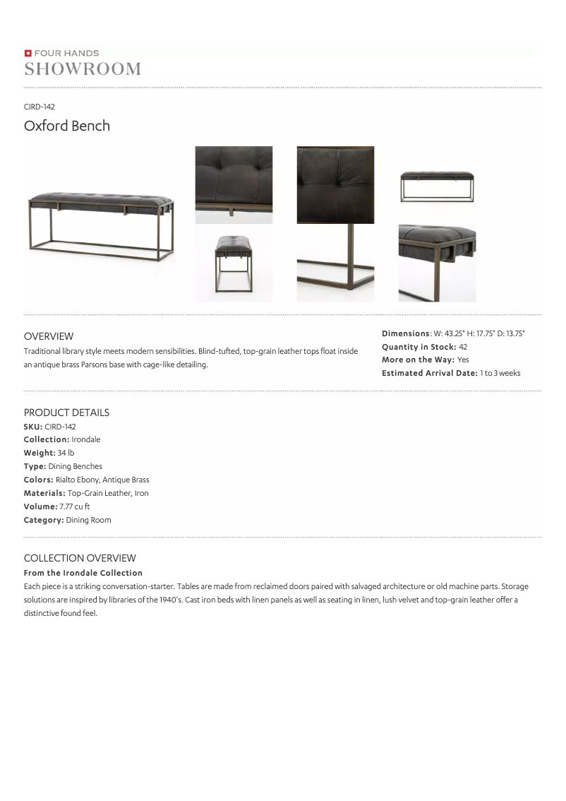 Imagen de la primera página del manual del dispositivo CIRD-142