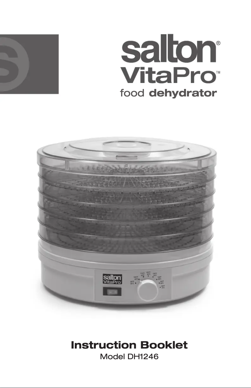 Image de la première page du manuel de l'appareil DH1246