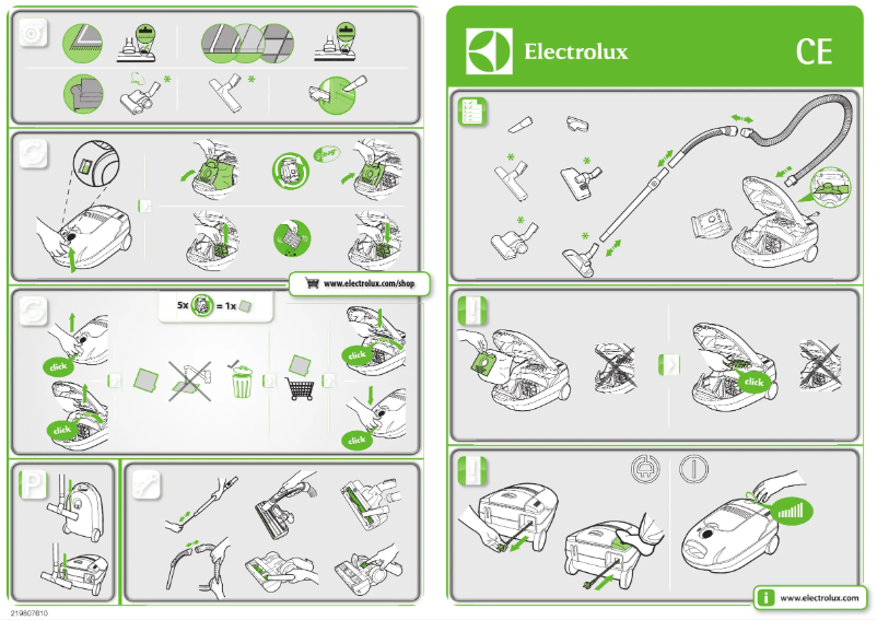 Page 1 de la notice Manuel utilisateur Electrolux CEORIGINDB