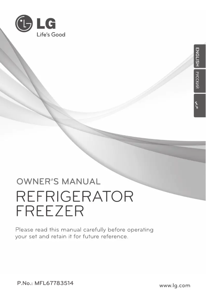 Page n°1 - Manuel utilisateur LG GR-B389SVQK