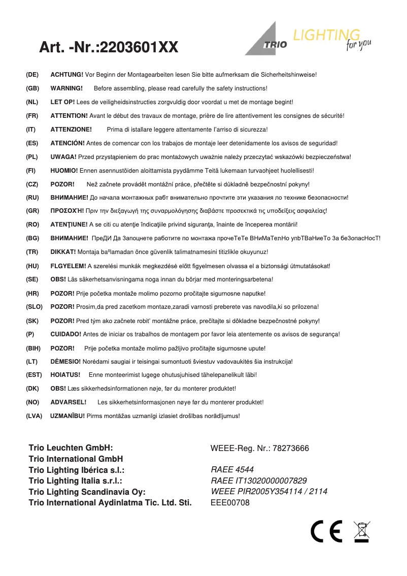 Image de la première page du manuel de l'appareil Suez 220360142