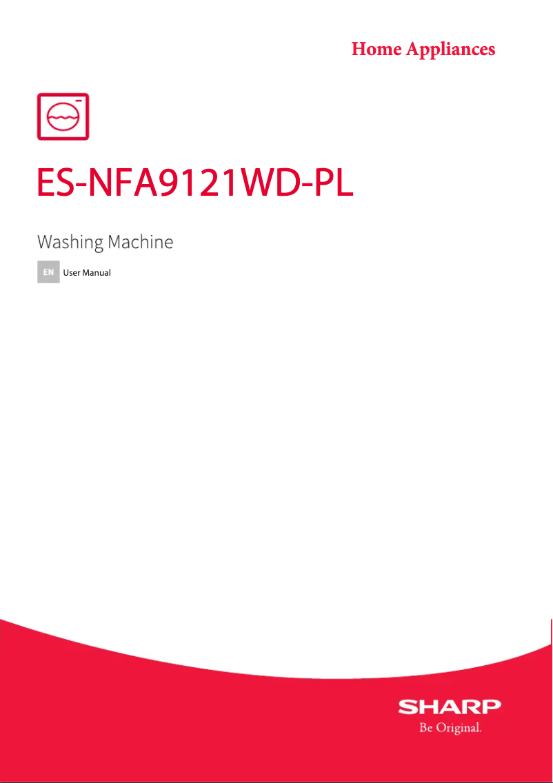 Image de la première page du manuel de l'appareil ES-NFA9121WD-PL