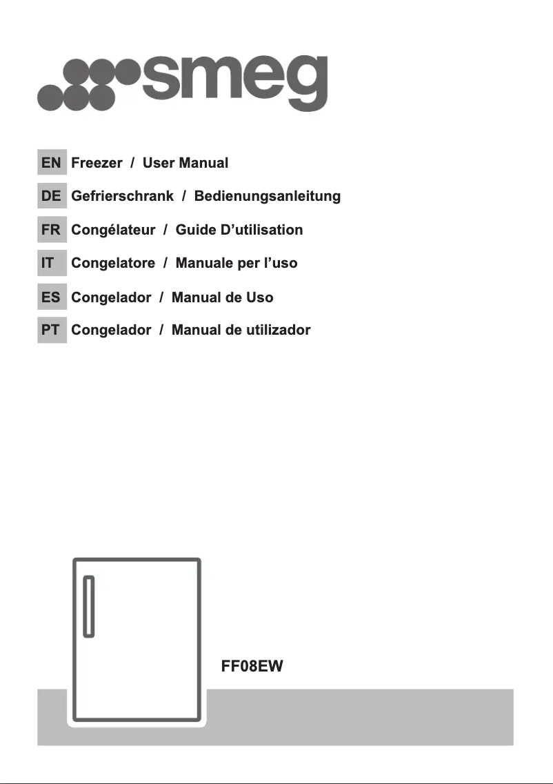 Page 1 de la notice Manuel utilisateur Smeg FF08EW