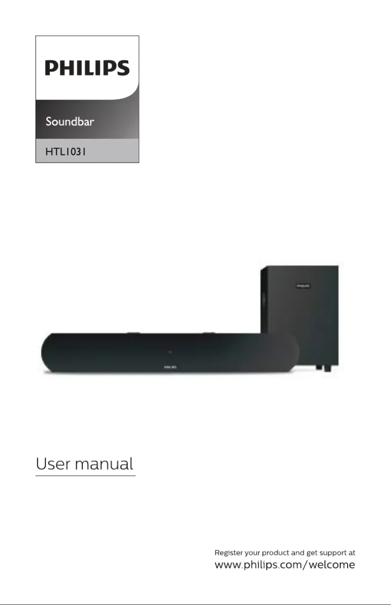 Image de la première page du manuel de l'appareil HTL1031