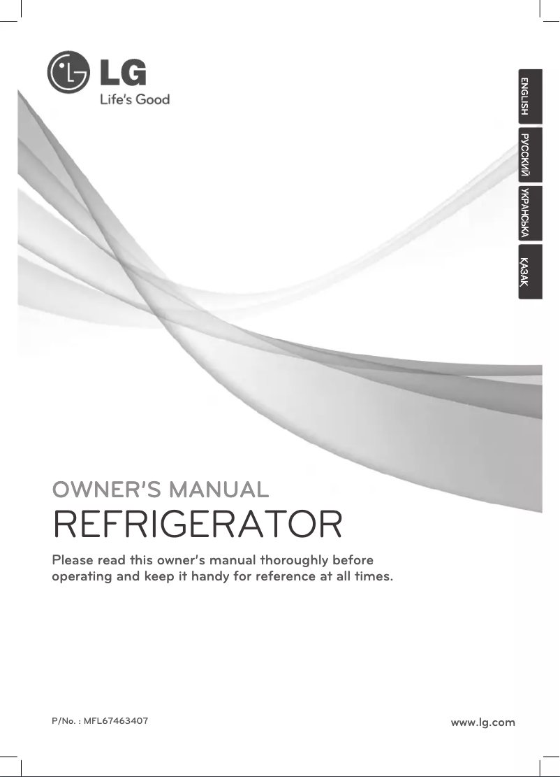 Page n°1 - Manuel utilisateur LG GW-B401MVSZ